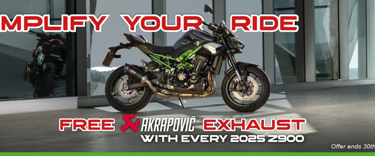 Amplify your 2026 With A Free Z900 Exhaust Upgrade!